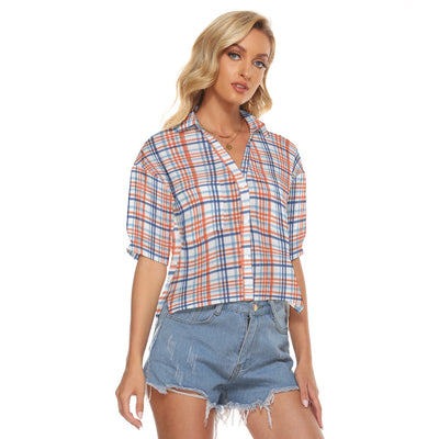 Florida - Gators tartan plaid Women's V-neck Shirts - college football fan apparel sportswear product image 2.0
