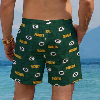 Green Bay Packers Men's Beach Shorts