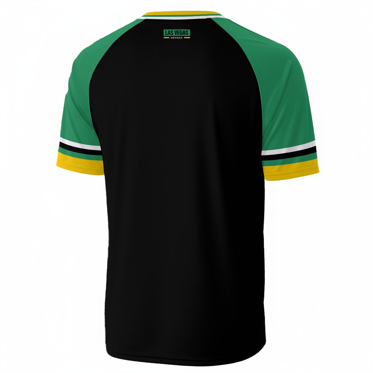 Las Vegas Nevada Graphic T-Shirt – Black and Green Varsity Style Tee