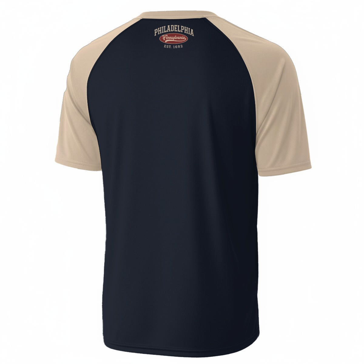 White Smoke Black and Beige Philadelphia Pennsylvania T-Shirt – Vintage Varsity City Graphic Tee