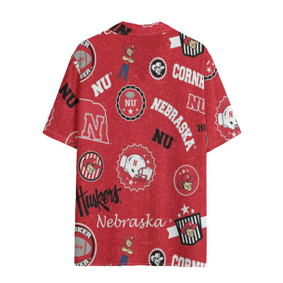 Nebraska Lincoln Cornhuskers Hawaii Shirt | 120GSM - Big Ten football apparel varsity sportswear product image 2.0
