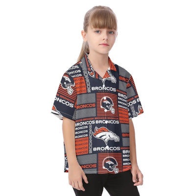 Denver Broncos Kid's Hawaiian Vacation Shirt
