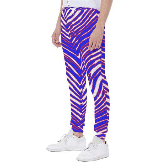 Buffalo football zebra game day Men's Sweatpants