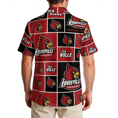 Louisville Cardinals Men's Hawaiian Shirt|150GSM varsity sportswear product image 2.0