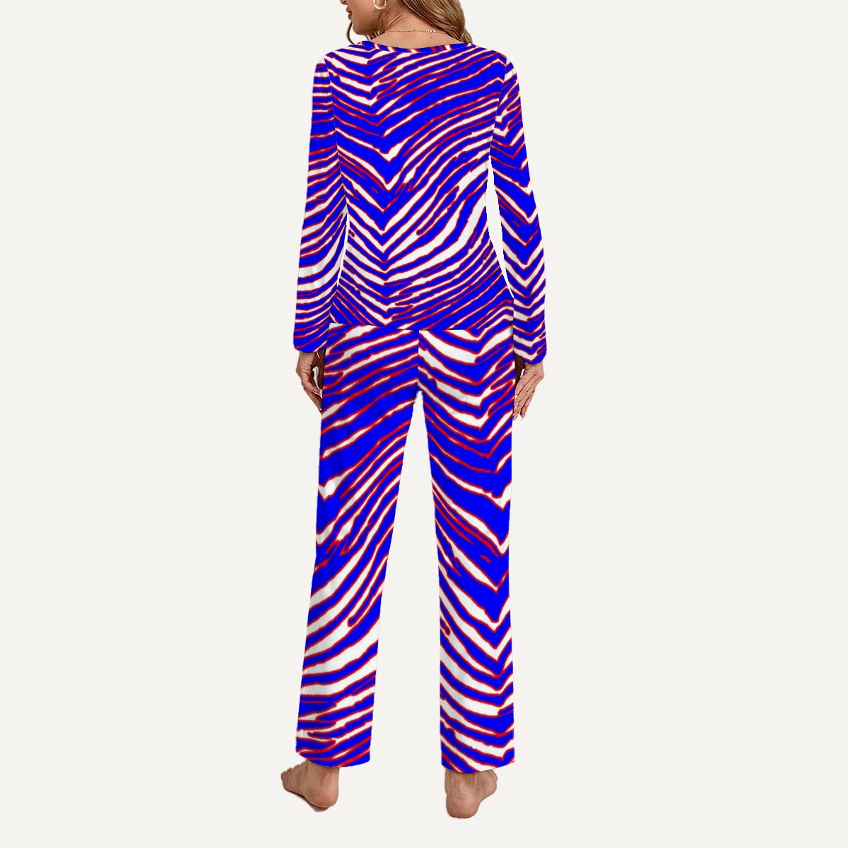 Buffalo Zebra Football Women’s Loungewear Set – Game Day Comfort Meets Streetwear Style