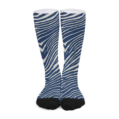 White Smoke Dallas Cowboys Zebra Unisex Long Socks