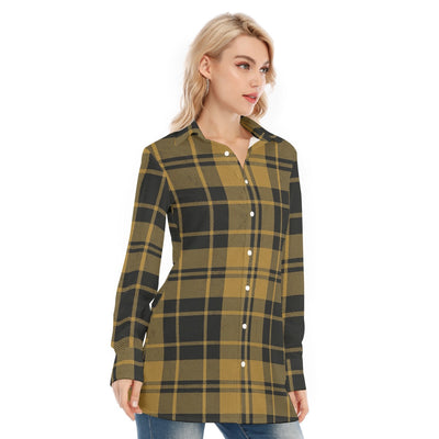 colorado buffaloes tartan plaid black gold women tartan plaid game day shirt