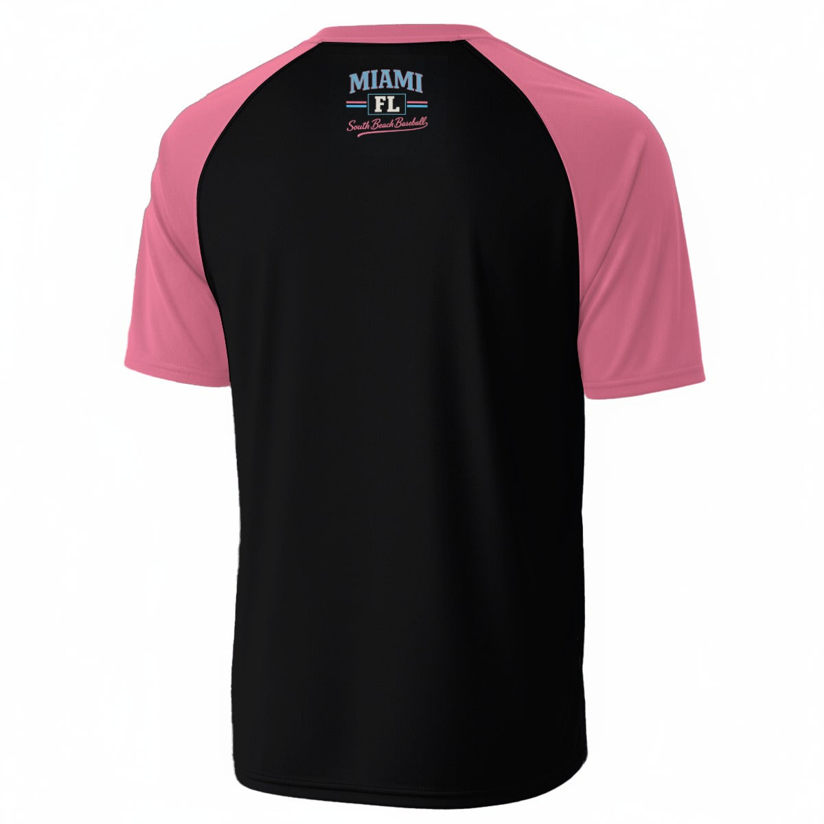 Miami FL South Beach Baseball T Shirt – Vintage Athletic Raglan Tee