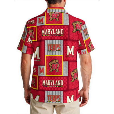 Maryland Terrapins Men's Hawaiian Shirt|150GSM