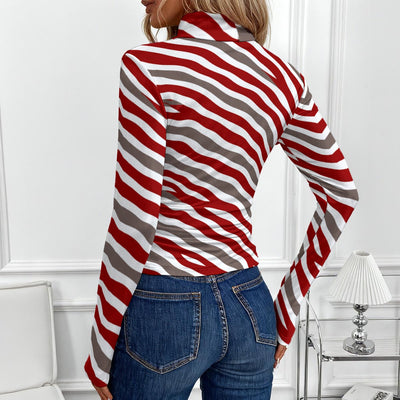 Alabama - Crimson Tide Women's Women's High-Neck Top With Long Sleeve White varsity sports apparel