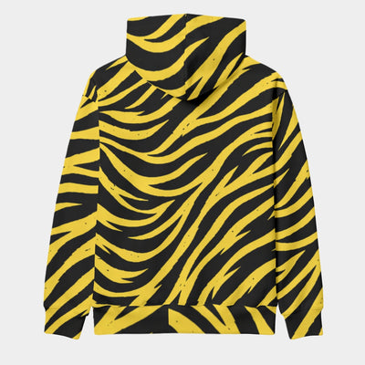 Lavender Pittsburgh Football Yellow Black Zebra Eco-Friendly Unisex Pullover Hoodie – Game Day Streetwear