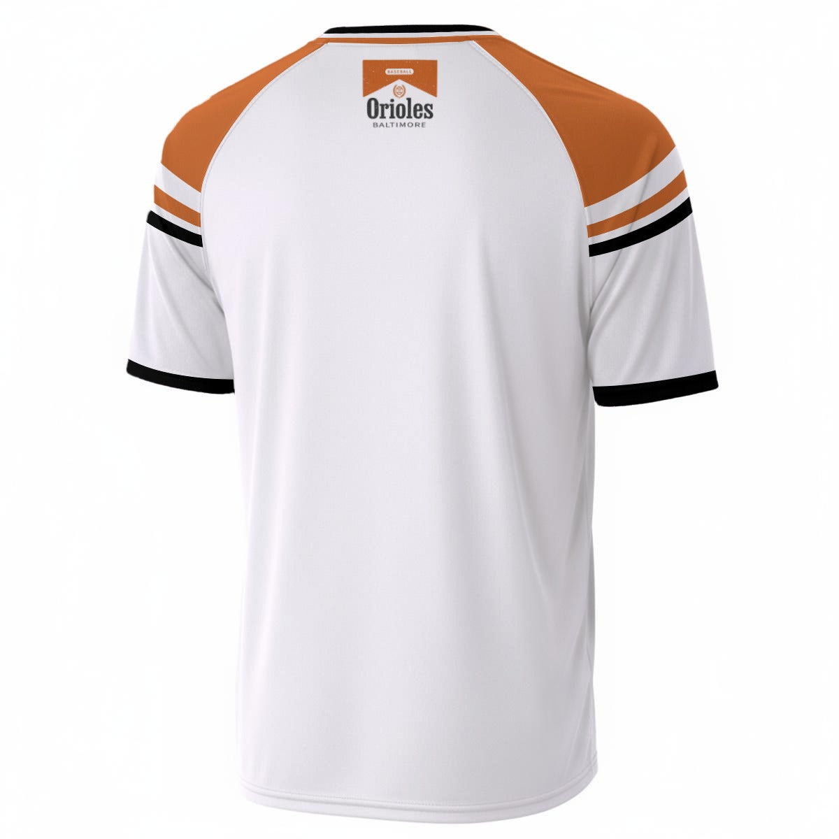 White Orange Baseball Jersey – Baltimore Orioles Style Shirt Game Day Outfit Sportswear