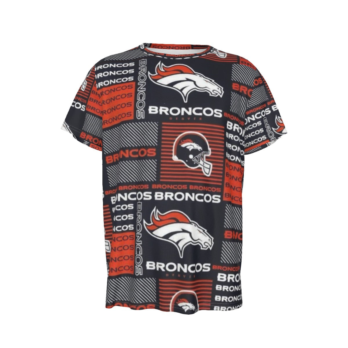 Denver Broncos Short Sleeve T-Shirt – breathable comfort wear, sportswear style, image 1189