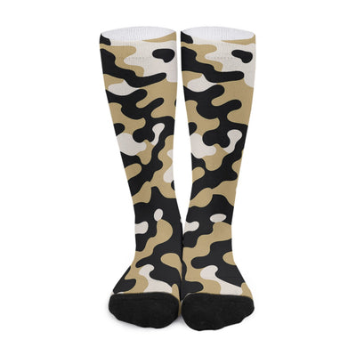 White Smoke New Orleans Saints camo Long Socks