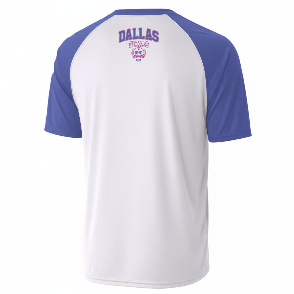 White Smoke Dallas Texas T-Shirt White Purple and Pink – City Sports Streetwear Tee