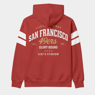 Brown San Francisco Football Bay Area Legends Hoodie – Game Day Streetwear Sweatshirt