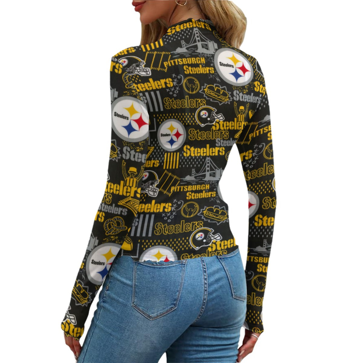 Pittsburgh Steelers Women's Mesh T-shirt