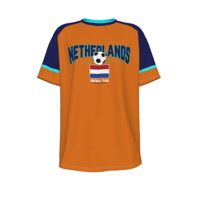 Netherlands Soccer Fan T-Shirt – Vintage Netherlands Football Shirt Dutch National Team Style | Retro Holland Soccer Tee – sportswear style, nfl fan apparel, image 1.0