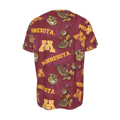 Minnesota Golden Gophers Short Sleeve T-Shirt White varsity sports apparel