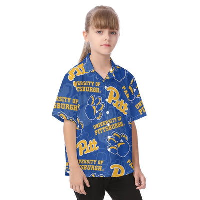 Pittsburgh Panthers Kid's Hawaiian Vacation Shirt