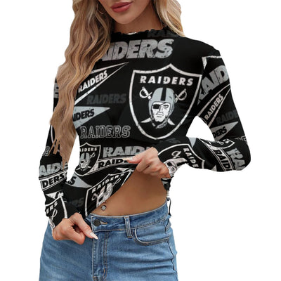 Las Vegas Raiders Women's Mesh T-shirt – casual fan outfit, sportswear style, image 1226