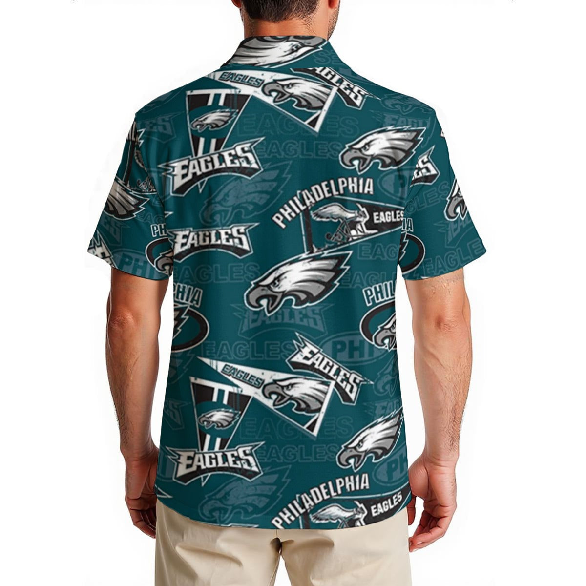 Philadelphia Eagles Men's Hawaiian Shirt|150GSM