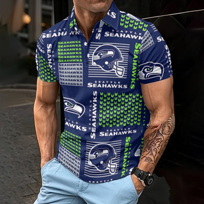 Seattle Seahawks Men's Polo Shirt – football shirt, sportswear style, image 1327