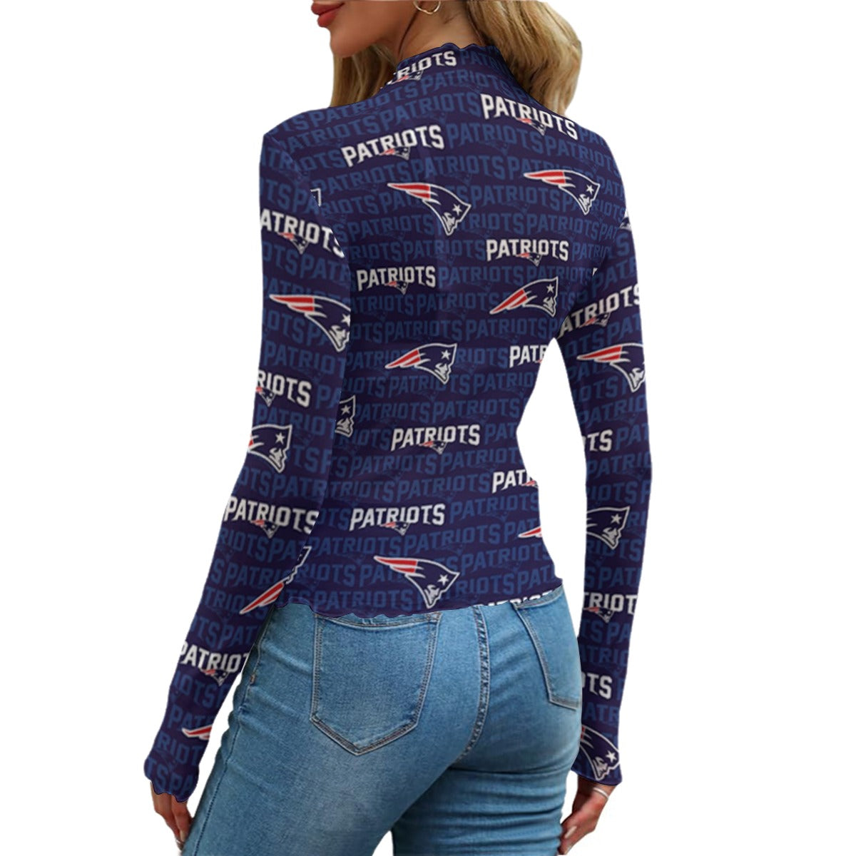 New England Patriots Women's Mesh T-shirt