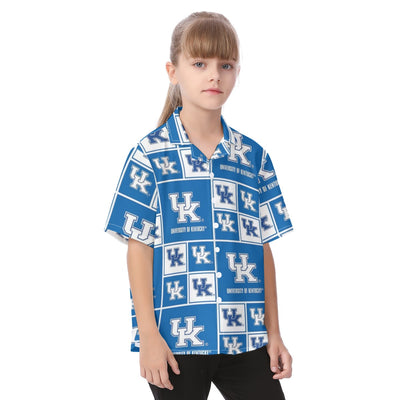 Kentucky Wildcats Kid's Hawaiian Vacation Shirt varsity sportswear product image 2.0