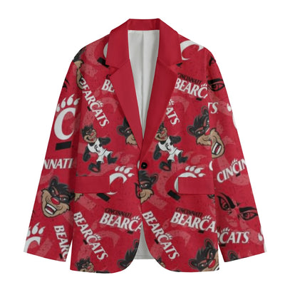 Cincinnati Football Suit Blazer – Premium College Game Day Jacket – nfl fan apparel, casual fan outfit, image 1.0