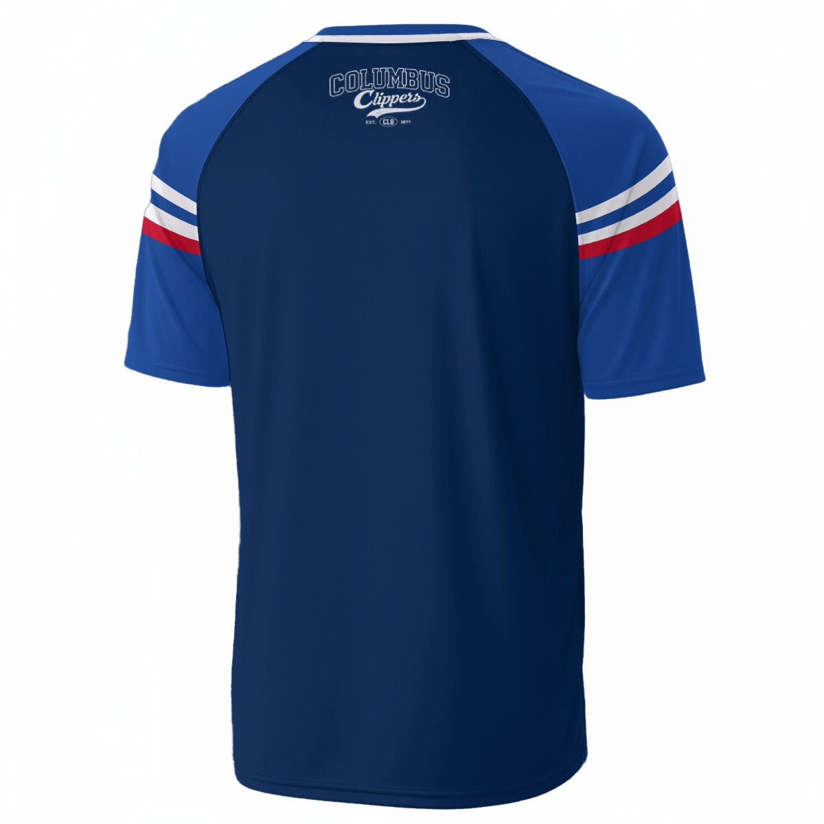 White Smoke Columbus Clippers Blue Baseball Shirt – Retro Columbus Ohio Baseball Fan T Shirt