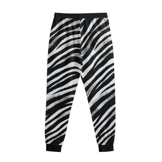 Las Vegas Football Zebra Jogger Pants – Black and White Game Day Streetwear