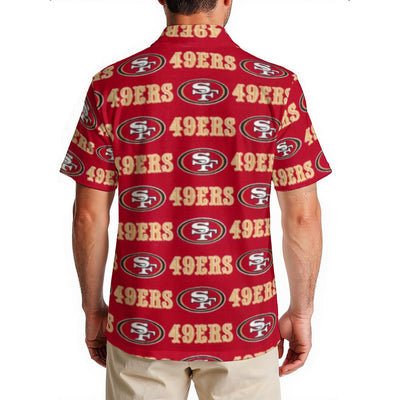 San Francisco 49ers Men's Hawaiian Shirt|150GSM