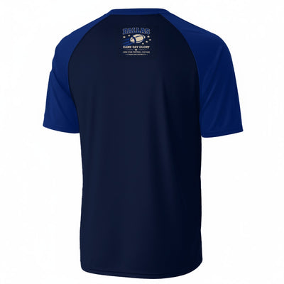 White Smoke Dallas Football V Neck T Shirt – Game Day Glory Texas Sports Tee