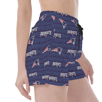 New England Patriots Wide Waistband Sport Shorts