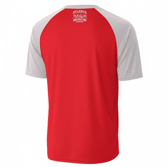 Atlanta Varsity Graphic T-Shirt – Red and White Urban Sports Tee