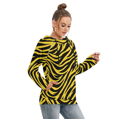 Iowa Football Women’s Hoodie With Double Hood – Bold Black and Gold Game Day Layer - Big Ten football apparel varsity sportswear product image 2.0