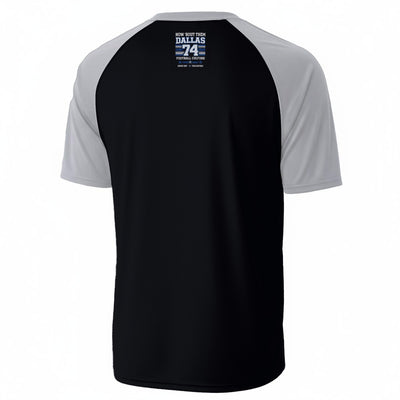 White Smoke Dallas Football V Neck T Shirt – How Bout Them Dallas Game Day Tee