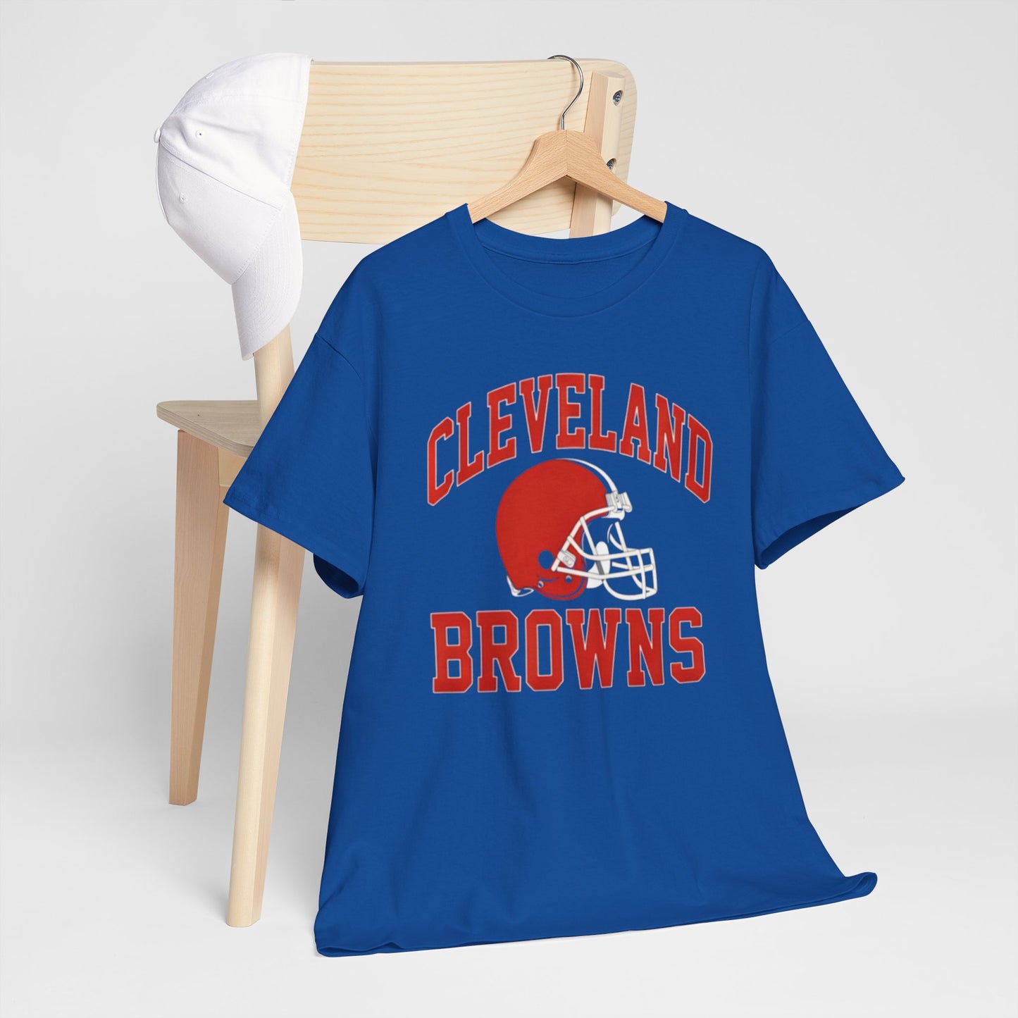 Cleveland Browns Helmet Tee — Vintage Football Fan T-Shirt