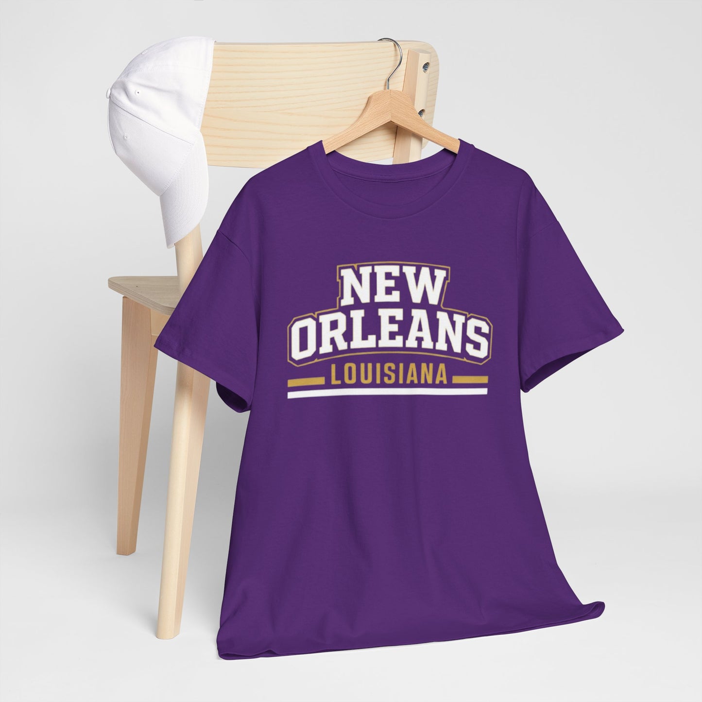 Lavender New Orleans Louisiana Vintage Collegiate T-Shirt
