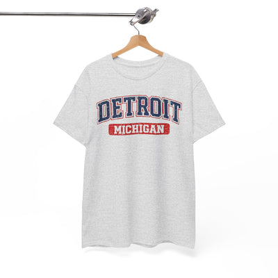 White Smoke Detroit Michigan Vintage Collegiate T-Shirt Vintage city tee College style