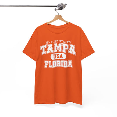 White Smoke Tampa Florida USA Retro Athletic T-Shirt