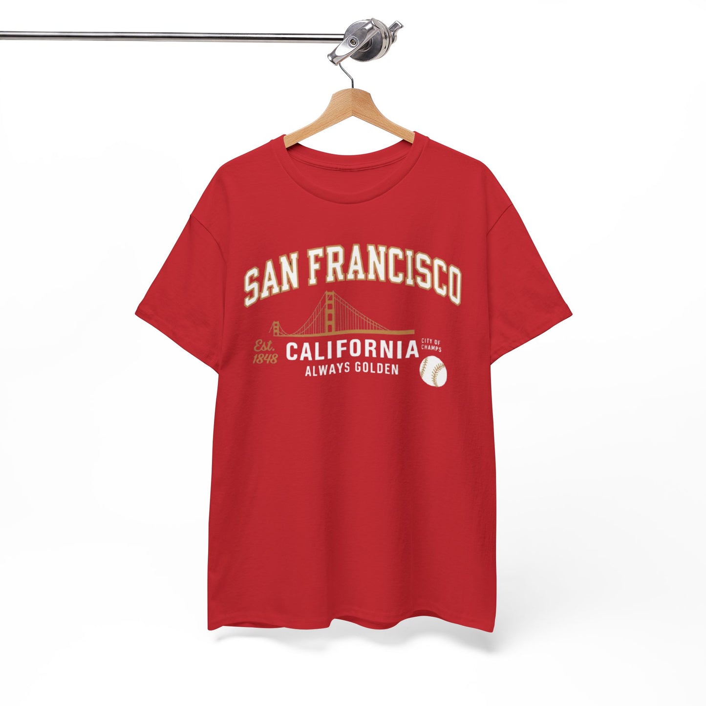 San Francisco Golden City Heritage T-Shirt – California Baseball Inspired Streetwear