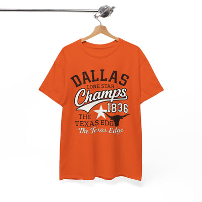 White Smoke Dallas Champs 1836 Texas Edge T‑Shirt Sports fan