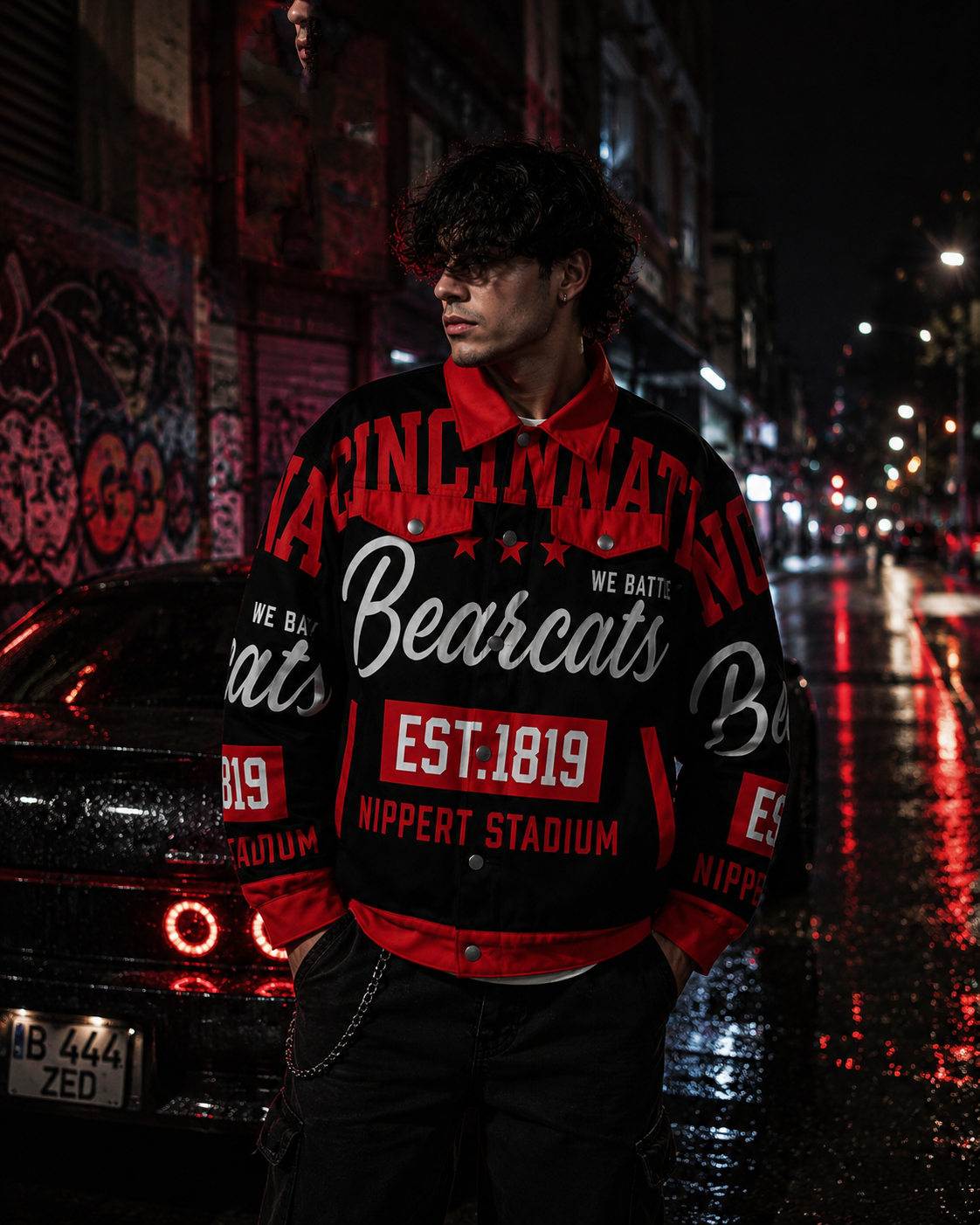 Cincinnati Bearcats Unisex Collared Jacket