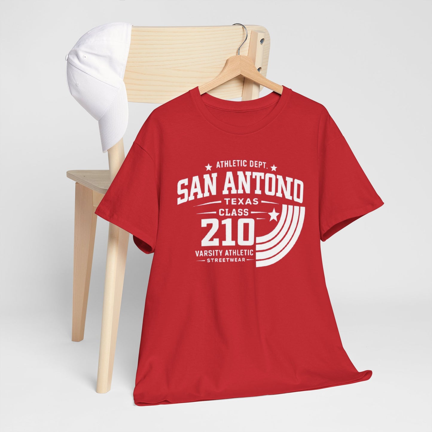 Firebrick San Antonio 210 Vintage Athletic T‑Shirt