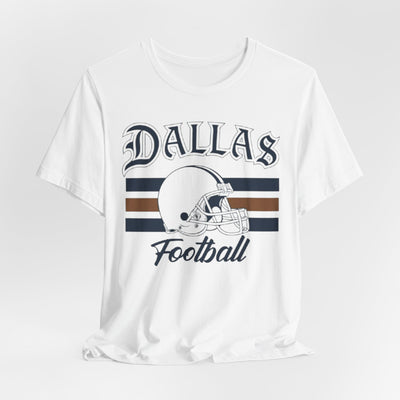 Lavender Dallas Football Vintage Helmet Tee