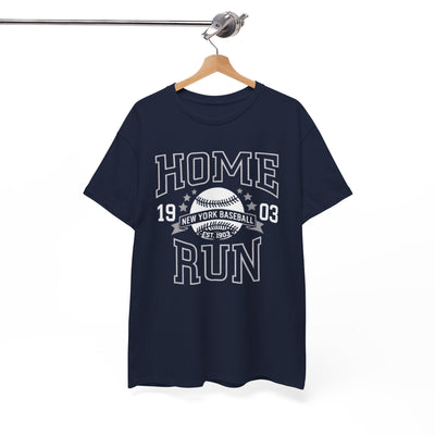Home Run Baseball Tee — Vintage New York Baseball Graphic Shirt – nfl fan apparel, fan gear, image 1.0