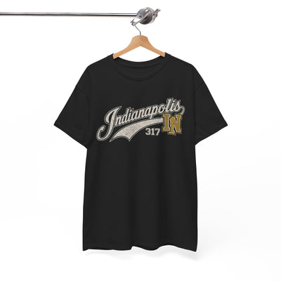 White Smoke Indianapolis 317 Shirt Vintage Script Tee Indiana T Shirt Retro City Graphic