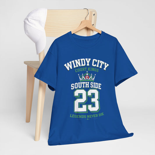 Windy City South Side 23 T-Shirt – Chicago Basketball Streetwear Legend Tee